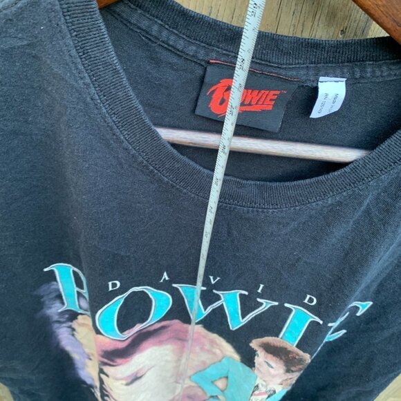 Vintage David Bowie Graphic T Shirt Black - Picture 5 of 5